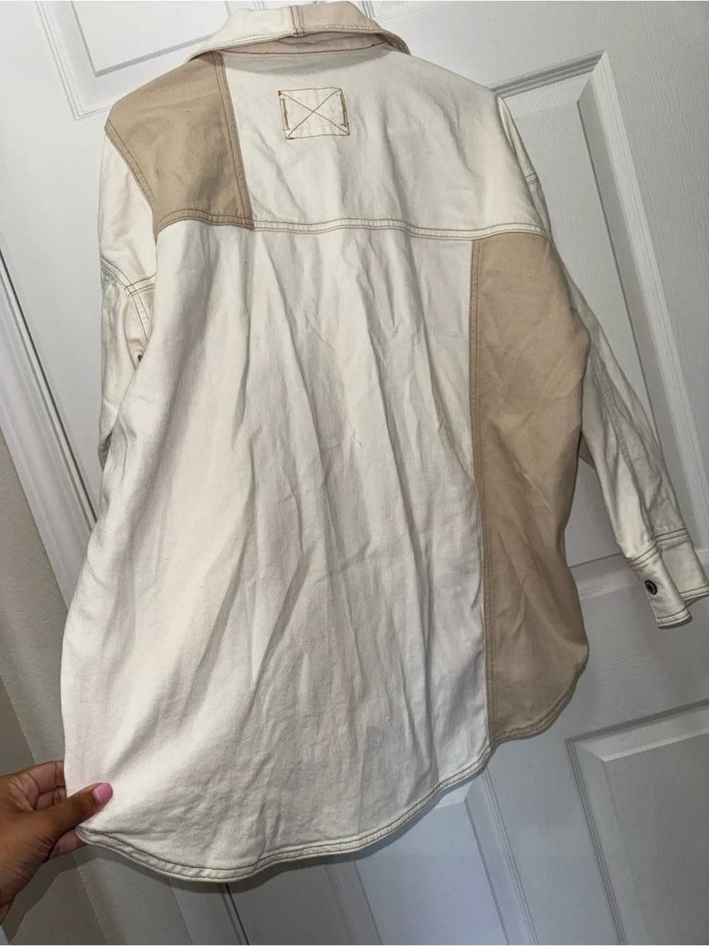 NWT We The Free Ivory Mountain Roads Shirt Size X-Small - Picture 12 of 16